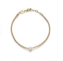 ANNI LU PEARLY BRACELET GOLDPLATED